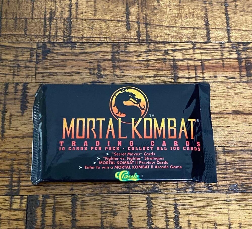1994 Mortal Kombat Series 1. Classic Trading Cards. (1) pack